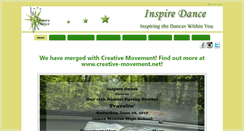 Desktop Screenshot of inspiredance.com